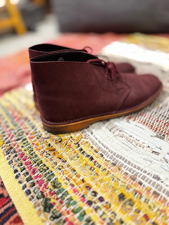 Clarks Desert Boot in Bordeaux Mens 14 main image 11